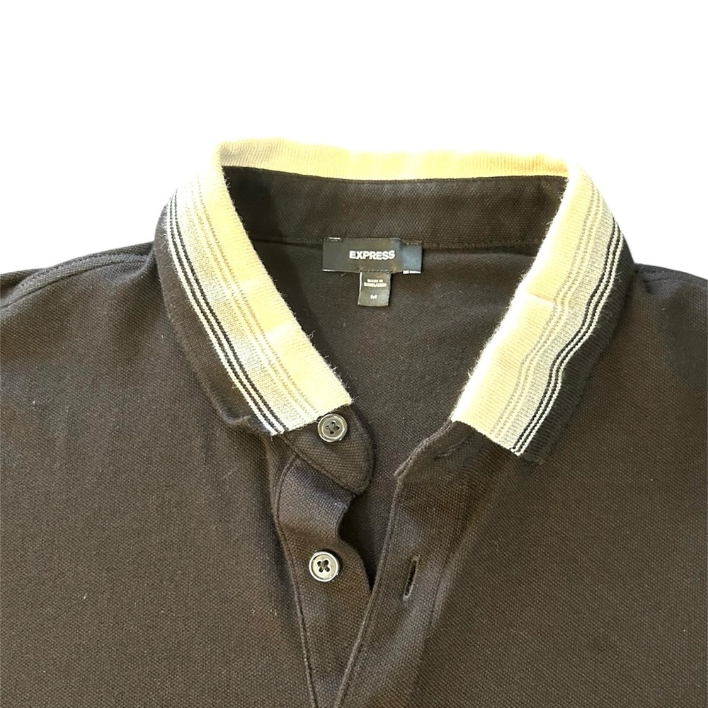 Express Men's Polo Shirt Size Medium - Picture 3 of 4